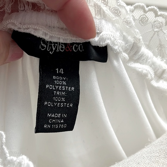 Flowy sheer but lined xl top - Picture 3 of 6